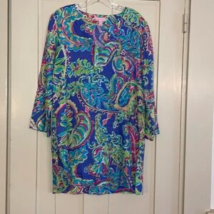 Lilly Pulitzer linen tunic top size S